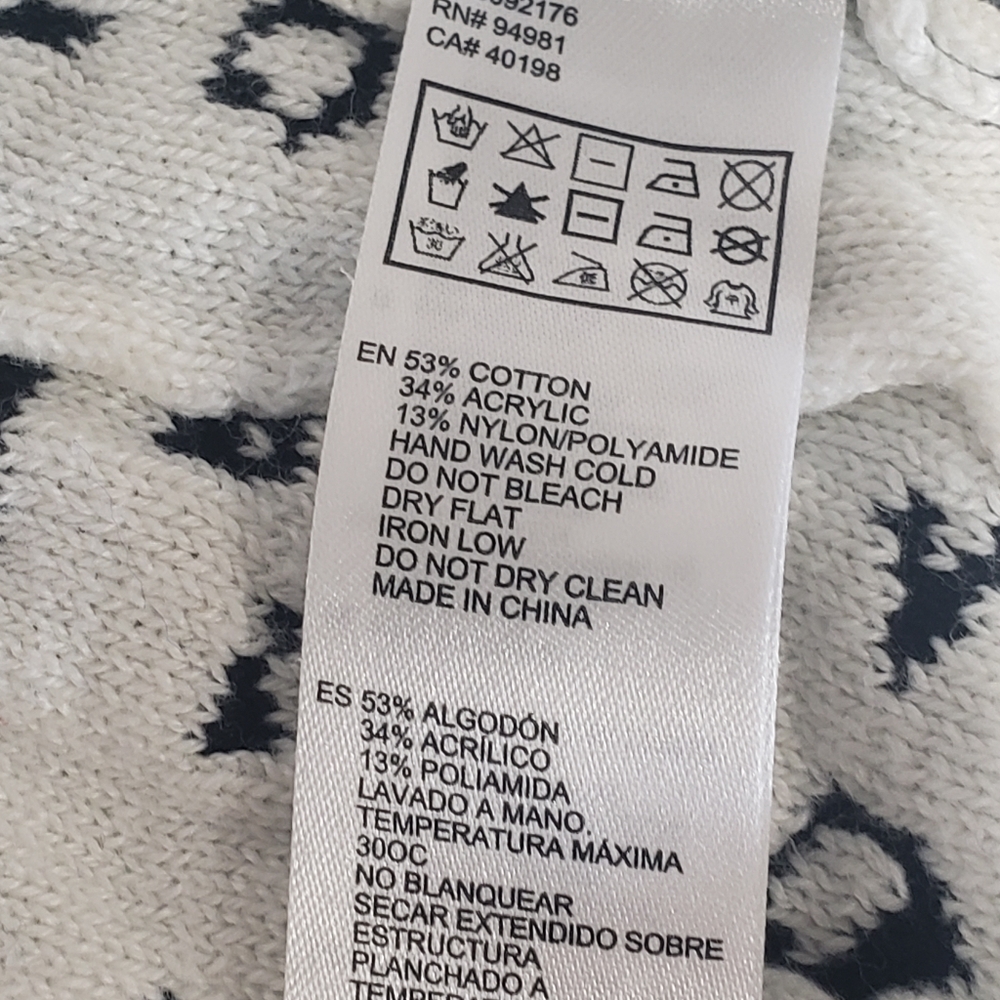 Cheetah Print Raglan Style Sweater - Picture 3 of 5